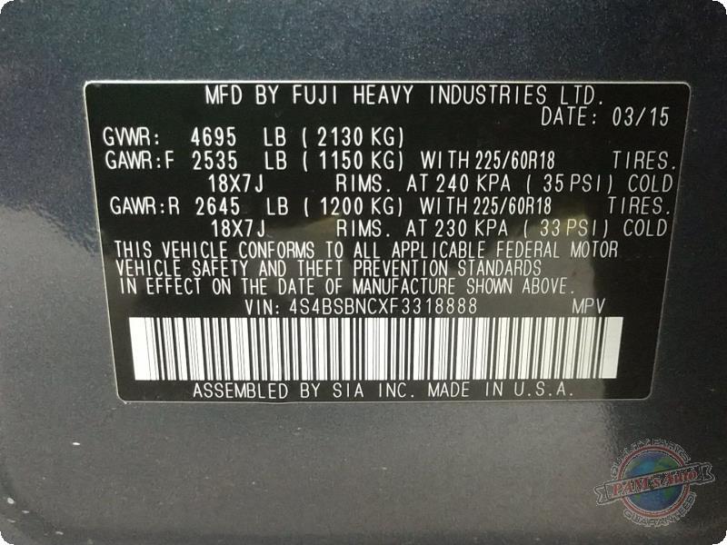 Used A/C Selector Switch fits: 2015 Subaru Legacy automatic temperature control
