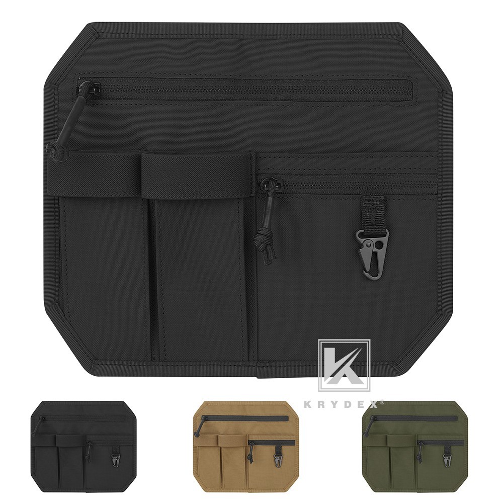 KRYDEX Tactical Organizer Panel Hook Backed Admin EDC Pouch Holder Lightweight
