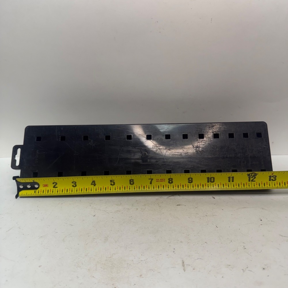 3/8" Drive Socket Organizer Black 1"–1-1/4" Deep & Shallow