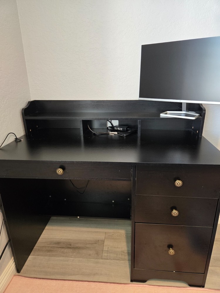 Sturdy New Office Desk Expresso Brown