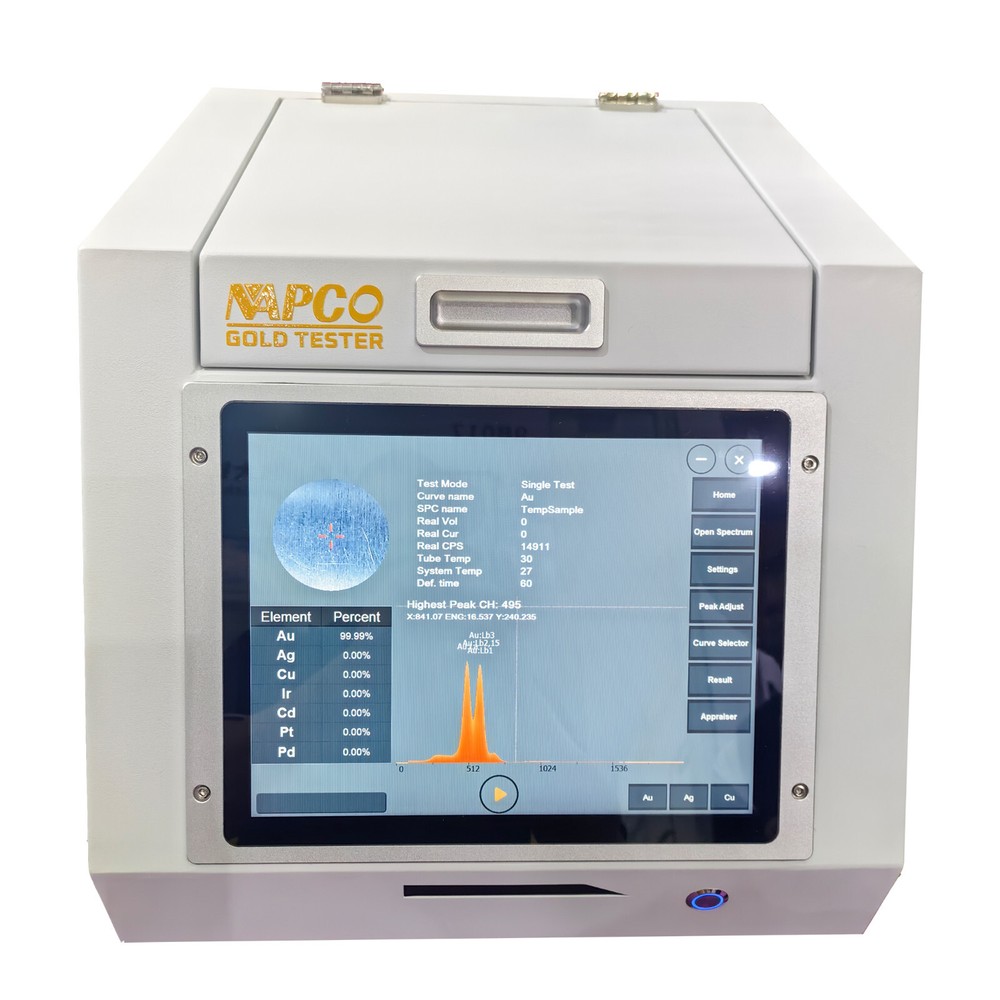 Automatic Gold Purity XRF Analyzer Meter Platinum Silver Content Test Machine
