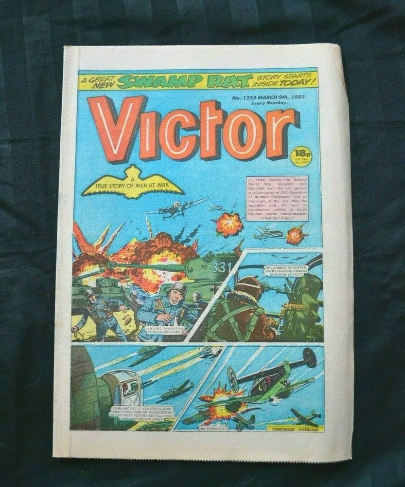 Victor Comic Issue #1255 09/03/85 March 9th 1985 101 Squadron Bomber Command