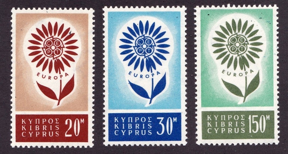 Cyprus         244 - 246      MNH OG