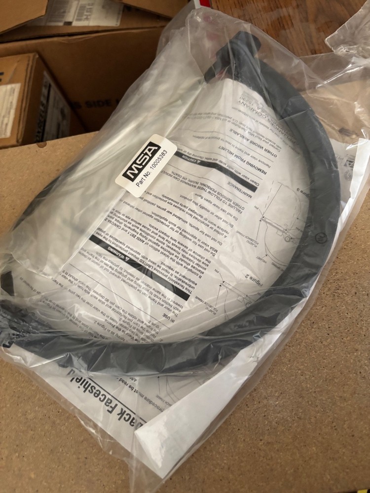 MSA face shield head peices