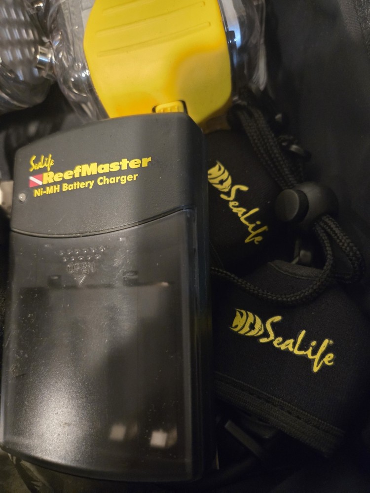 Reefmaster Underwater Camera With Light And Accessories Uswd Untested In Case