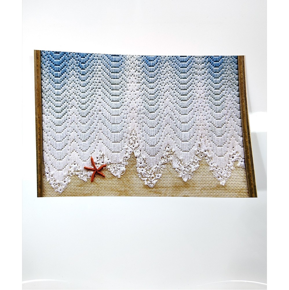 Diane Herrmann Needlepoint Pattern Walking Water’s Edge + RETIRED Class Lessons