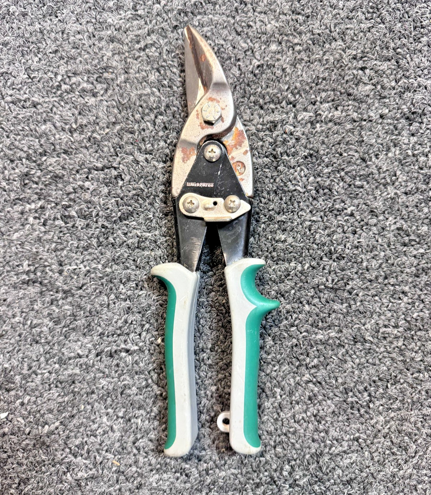 WORKFORCE Aviation Snip Right Cut Offset Tin Cutting Shears