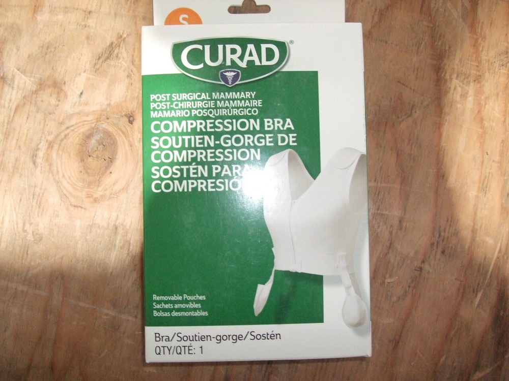 Medline NONMAMCOMP1 CURAD Post-Surgical Compression Bra - Small