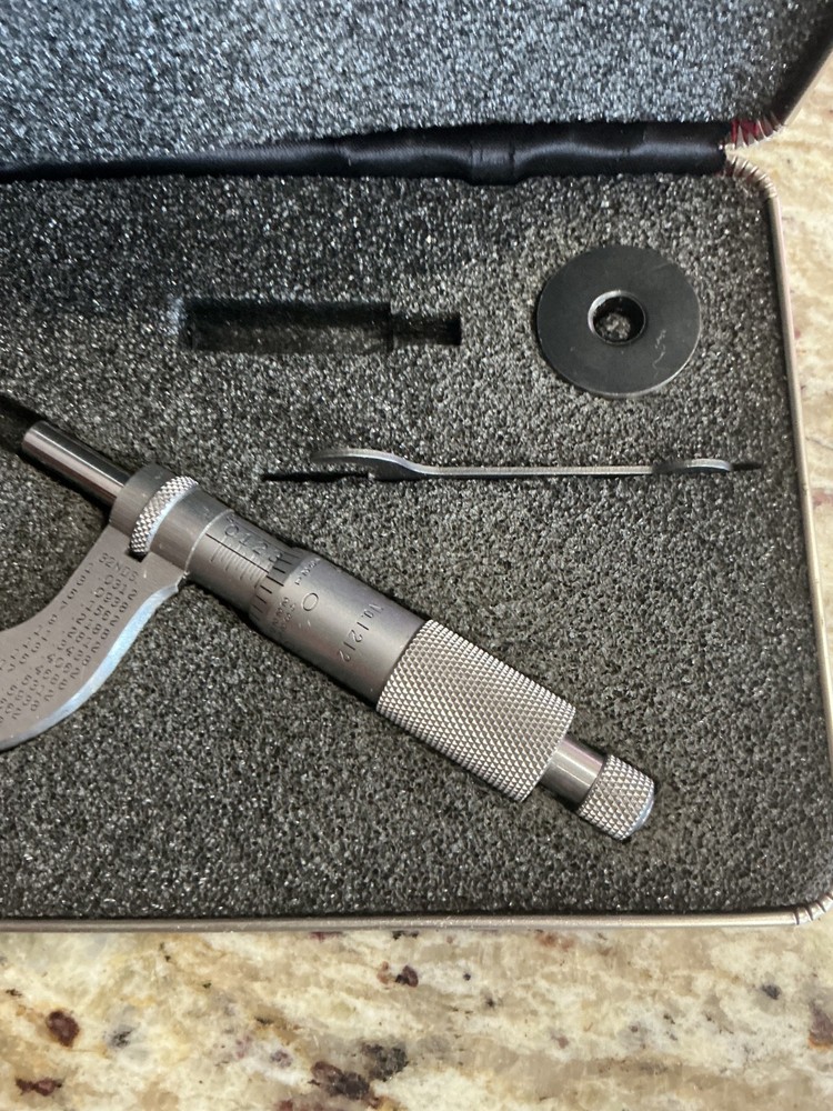 Starrett 1”-2”, & Starrett 2”- 3” Micrometer Set