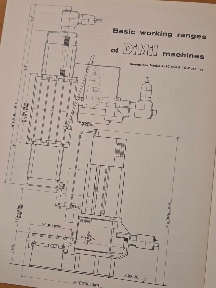 GIDDDINGS & LEWIS DiMiL Numerically Controlled Milling Machine Catalog 1959
