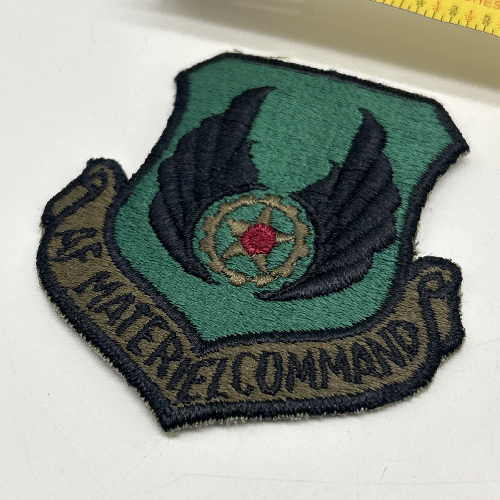 U.S. Military Air Force AF Material Command Patch Insignia Subdued Cut Iron