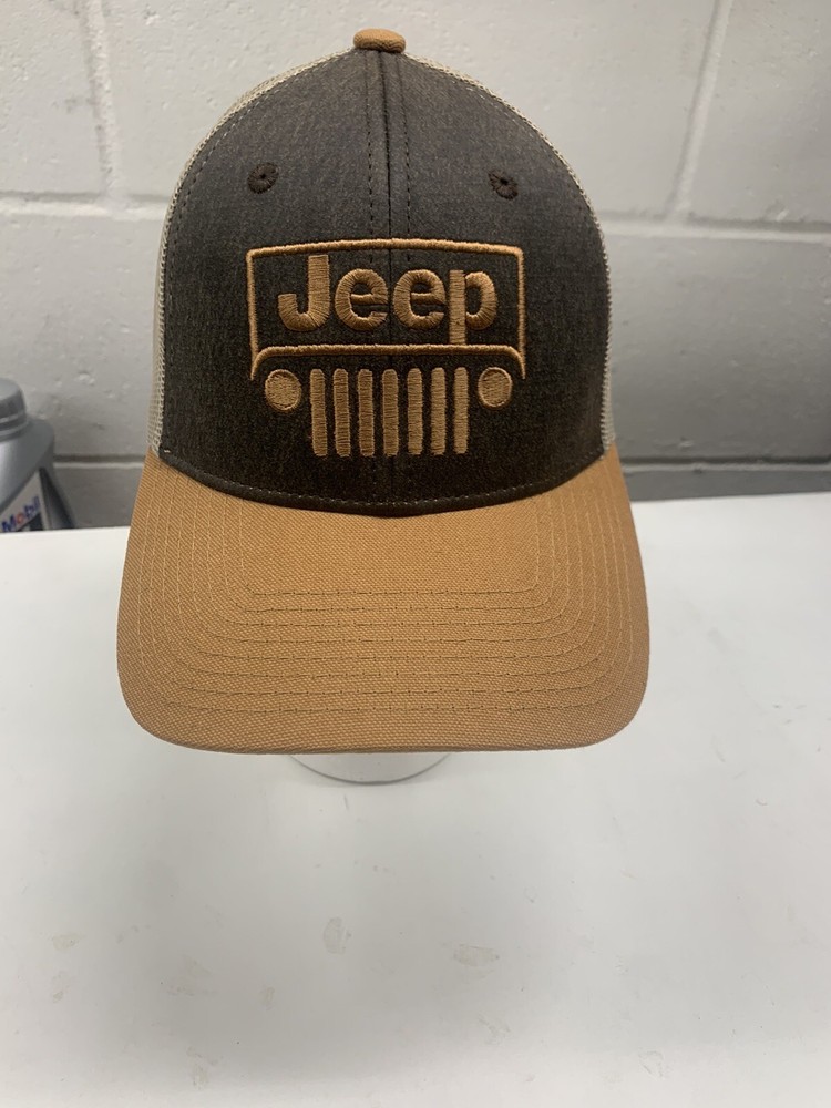 JEEP  BROWN AND GOLD  HAT