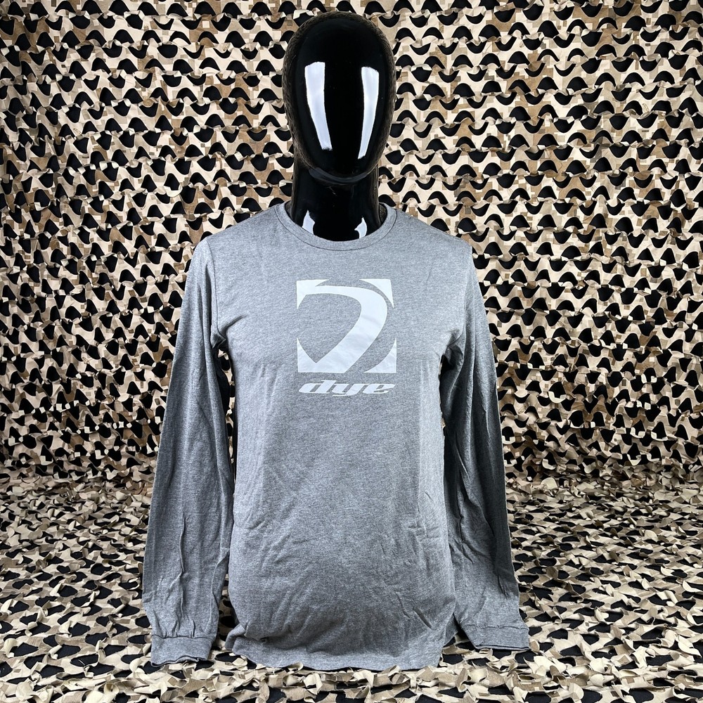 NEW Dye Squared Long Sleeve Shirt - Grey - Medium