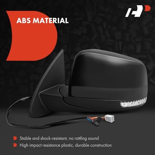 Driver Side Power Door Mirror - Compatible with Dodge Durango Left Driver Side