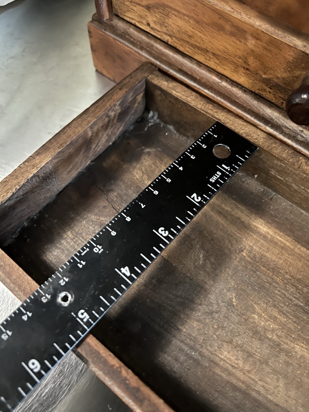 Antique Solid Wood Eight Drawer Collector's Chest | 16.25” x 12.5“ x 6.75” TLC