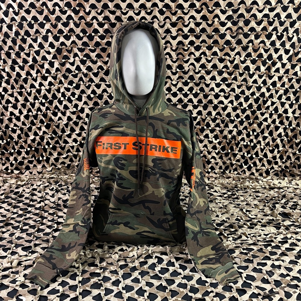 NEW First Strike Pull Over Hooded Sweatshirt - Camo - X-Large
