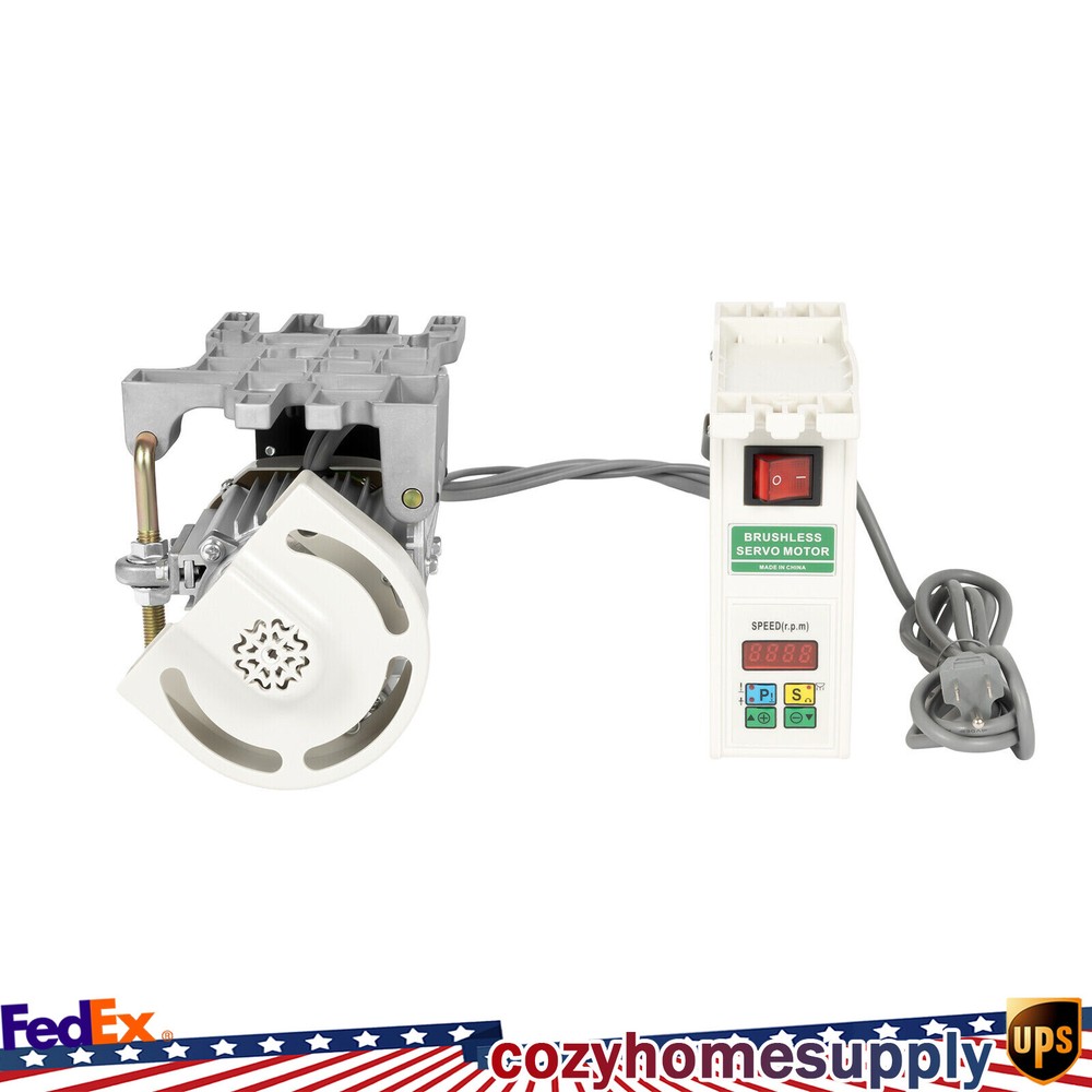 Brushless Sewing Machine Servo Motor 600W Energy Saving