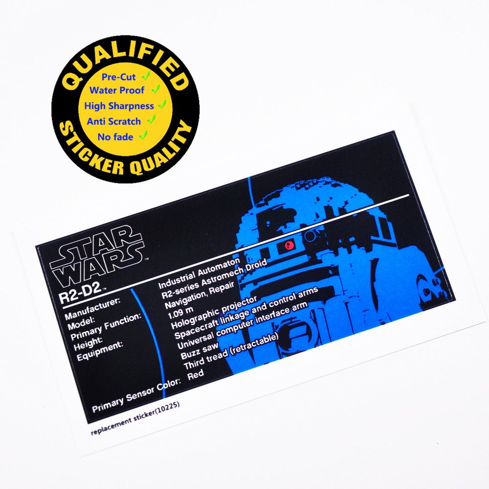 Replacement sticker for set 10225 Precut sticker