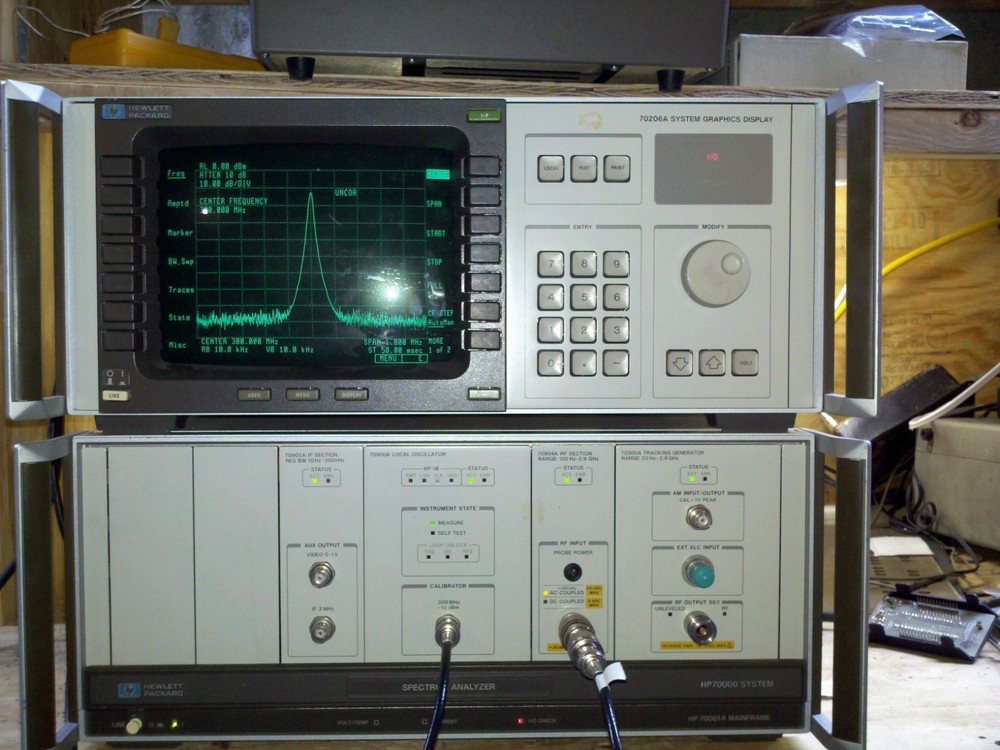 spectrum analyzer includes both units as in display