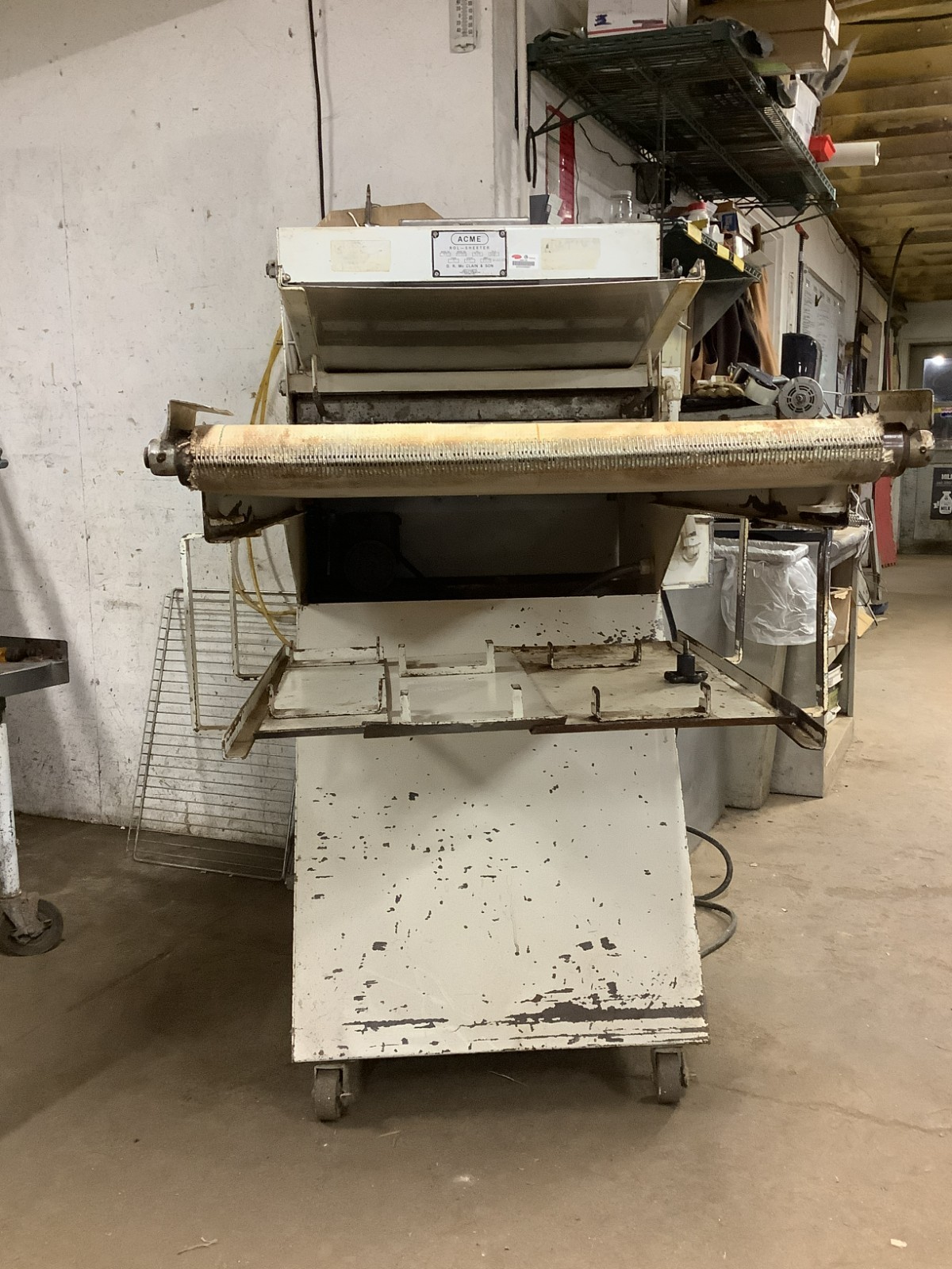 Dough Sheeter Acme 88 Missing Top Scraper 115V 1ph Tested