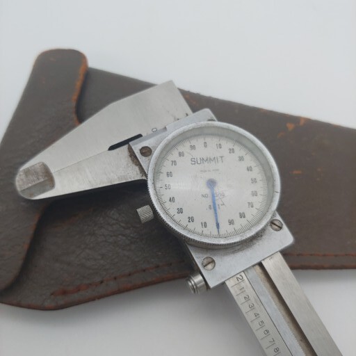 Summit Precision Dial Caliper Stainless Hardened 0-4" Range. M