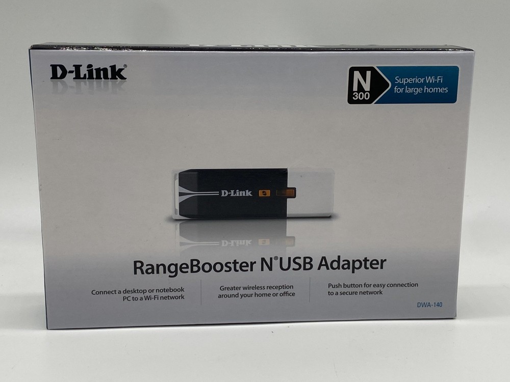D-Link RangeBooster N USB Adapter N300 DWA 140