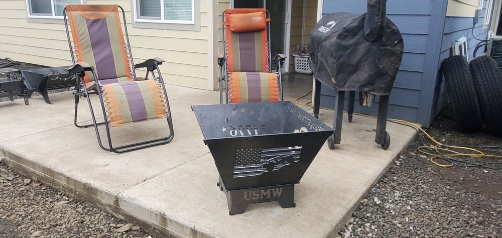 Custom Large Multi Design Fire Pit (Collapsible)