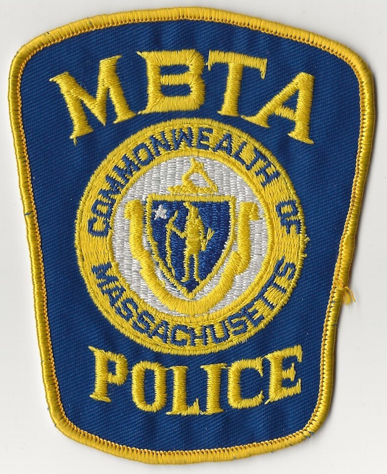 MASSACHUSETTS BAY TRANSPORTATION AUTHORITY POLICE   SHOULDER  PATCH.
