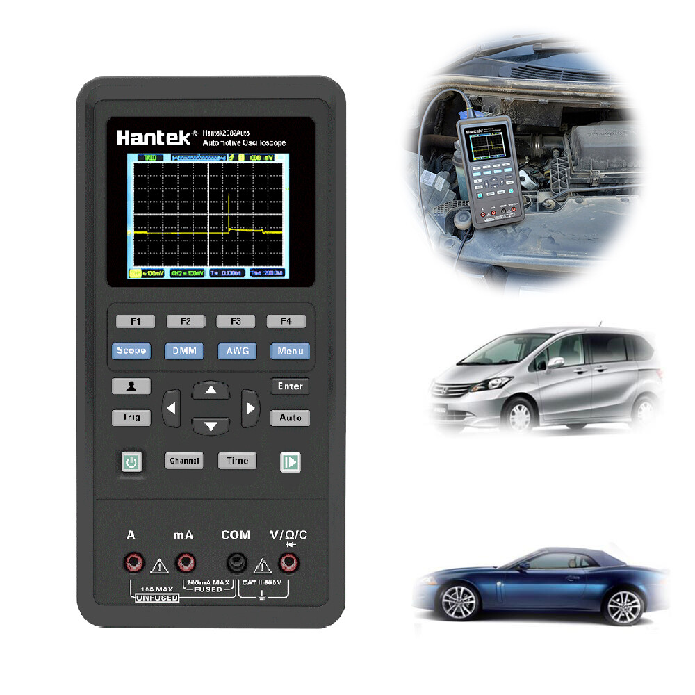 2D82AUTO HANTEK 4 in 1 Multi-Function Digital Vehicle Car Diagnostic Oscilloscop