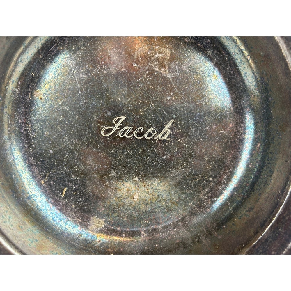 Vintage Albert Pick Silverplate Belmont Chicago Handled Serving Bowl