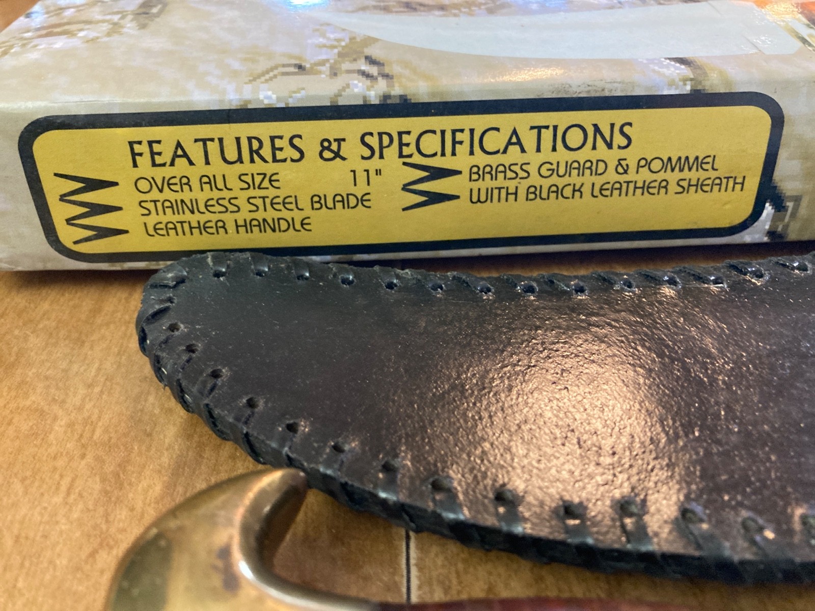 Vintage Fixed Blade Knife Lot Large Hunting Survival Display 1 w/Box Sheath