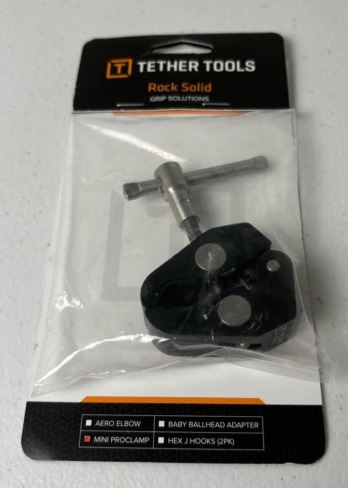 New In Package; Tether Tools Rock Solid Mini ProClamp: Grip Solutions - RS204