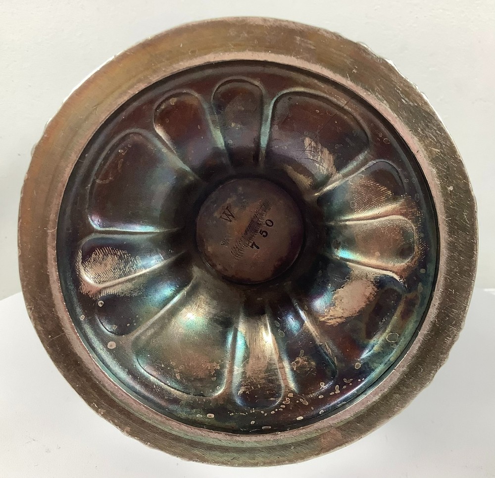 Vtg Ornate Silver-plate Coffee Pot Tea Pot Water Pitcher 10.75" H