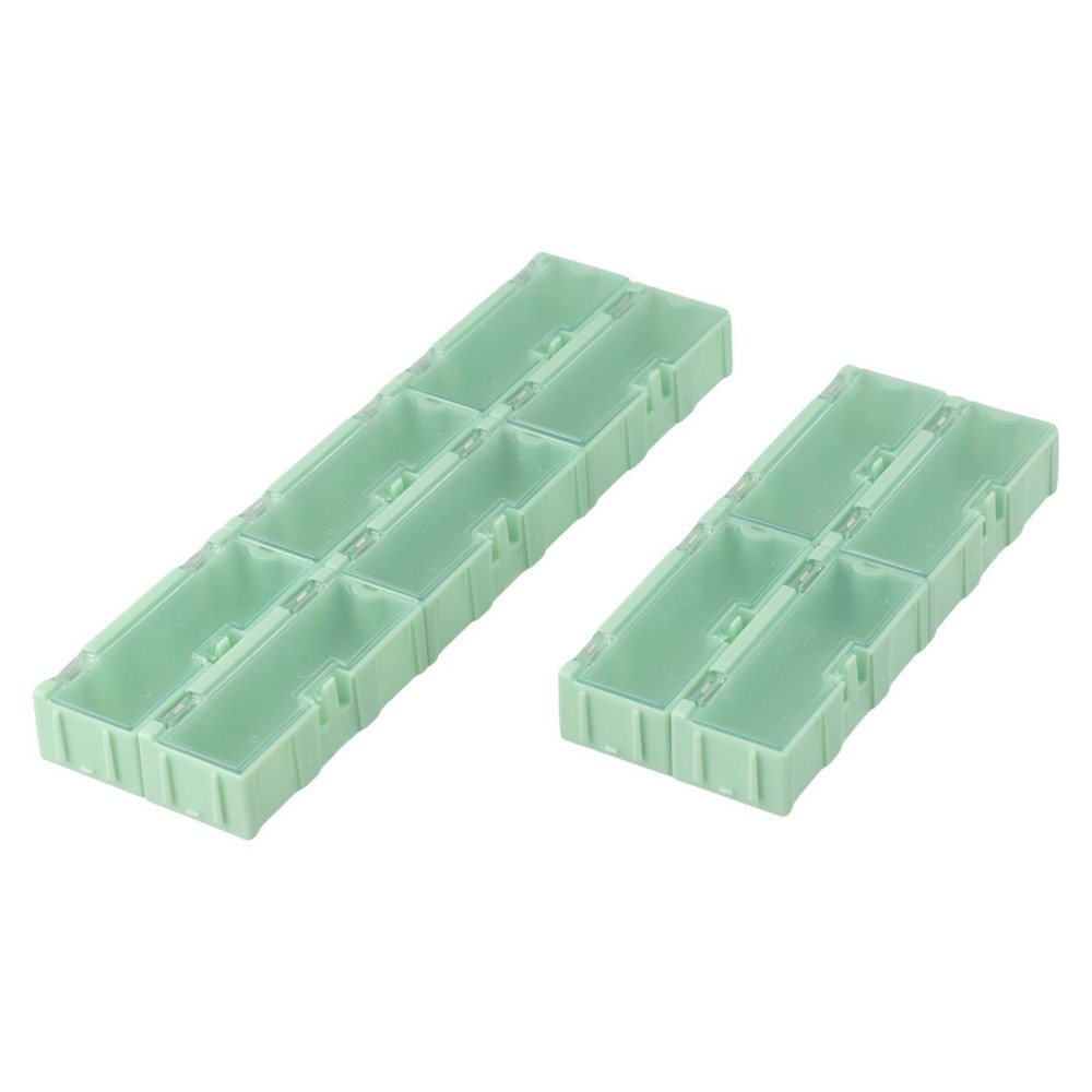 Practical Plastic Box for Securely Storing Electronic Components 10 Pack