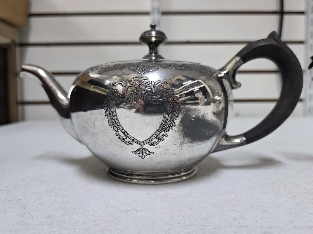Vintage Silver-Plated Reed & Barton 5-Piece Tea & Coffee Set