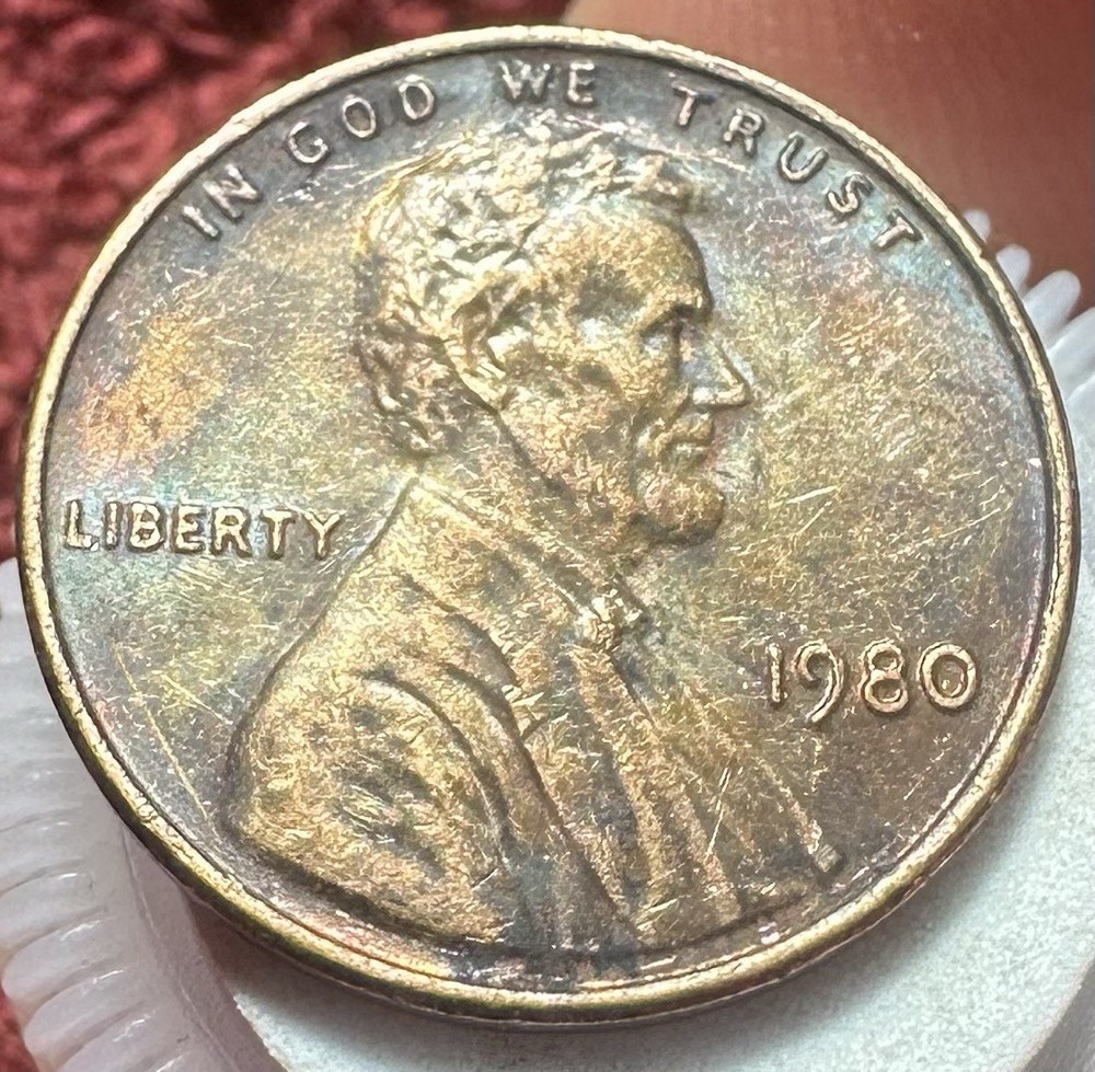 1980 Lincoln Memorial Copper Cent