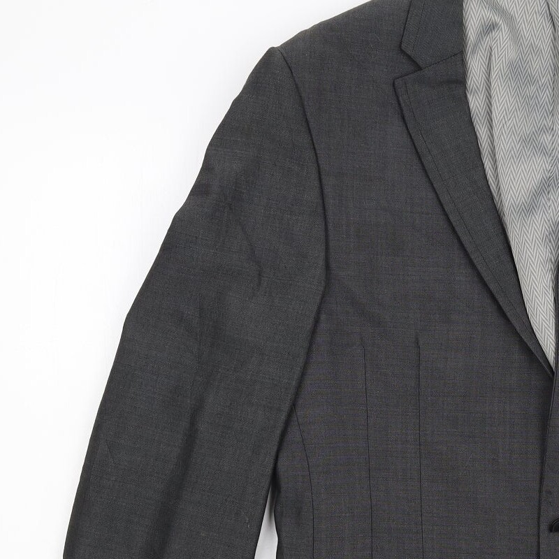 NEXT Mens Grey Wool Blend Suit Jacket Size 40