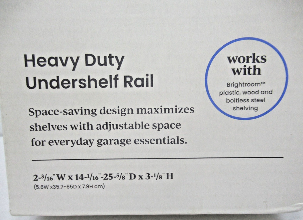 Brightroom Heavy Duty Undershelf Rail