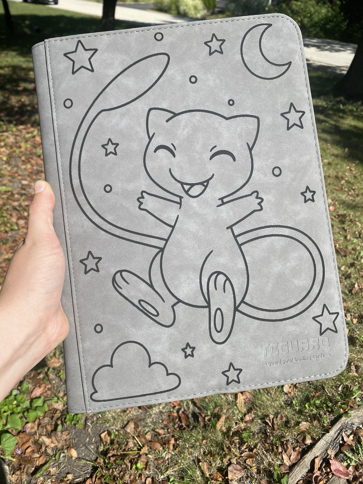 Pokémon Mew Laser Engraved Binder/ Made To Order! Engraved/Shipped In USA