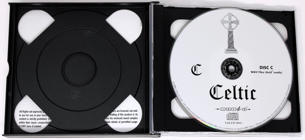 Zero-G Celtic Sample Library/Sound Library/Sampling 4 CD 2001