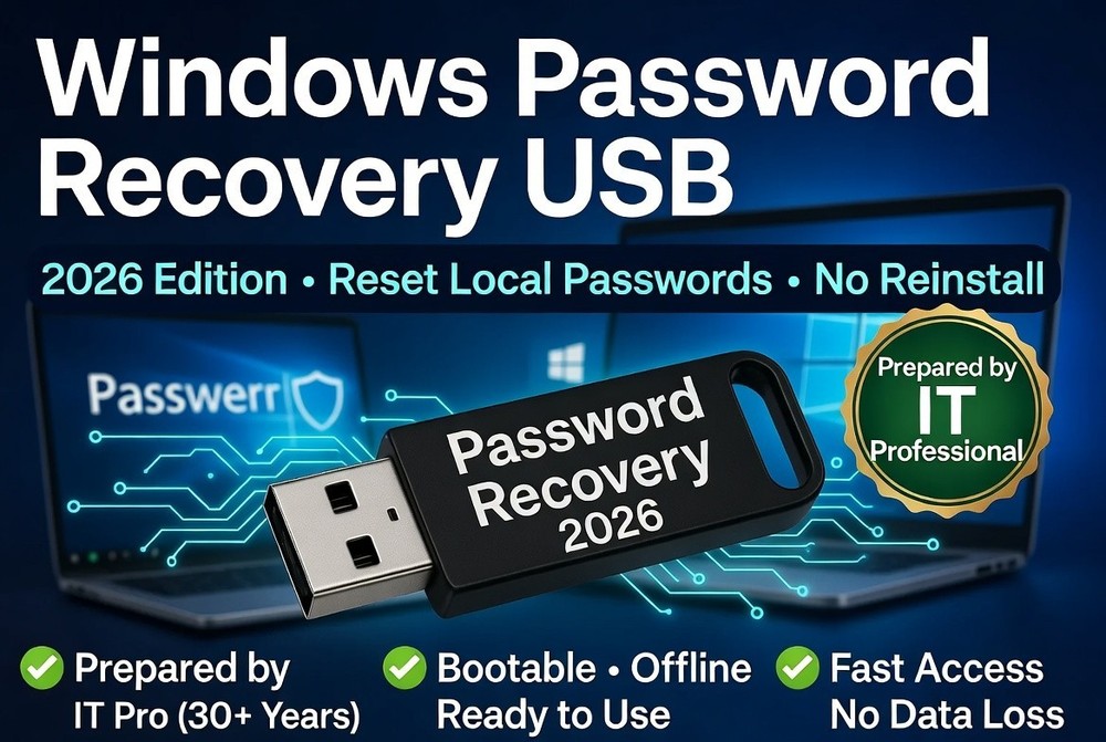2026 Windows Password Rescue Restore Reset Tool