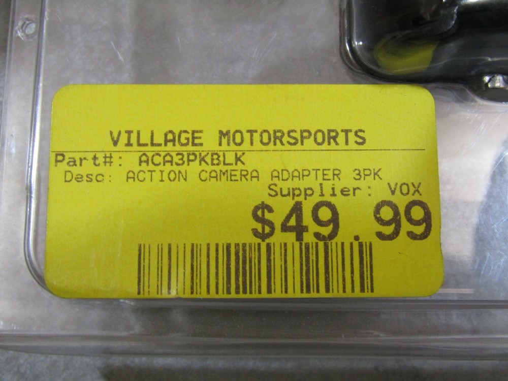 360 FLY ACTION CAMERA MOUNT ADAPTER 3 PACK ACA3PKBLK