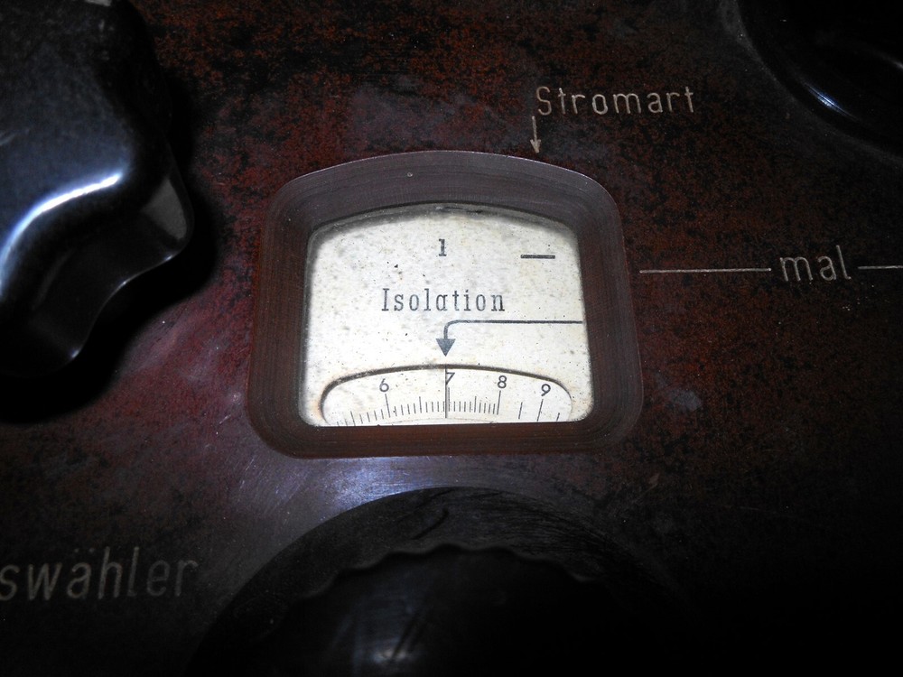 WW2 German Luftwaffe Messbrücke Ohmmeter - COMMUNICATION LINE TESTING UNIT