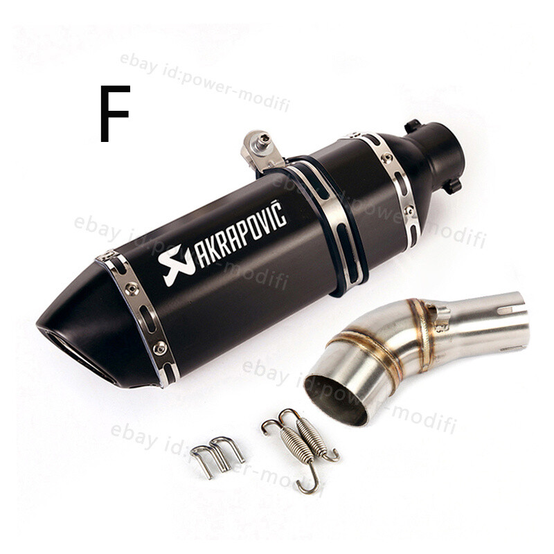 51MM For Yamaha YZF-R3 R25 MT-03 2016-2025 Steel Exhaust Muffler Mid Link Pipe