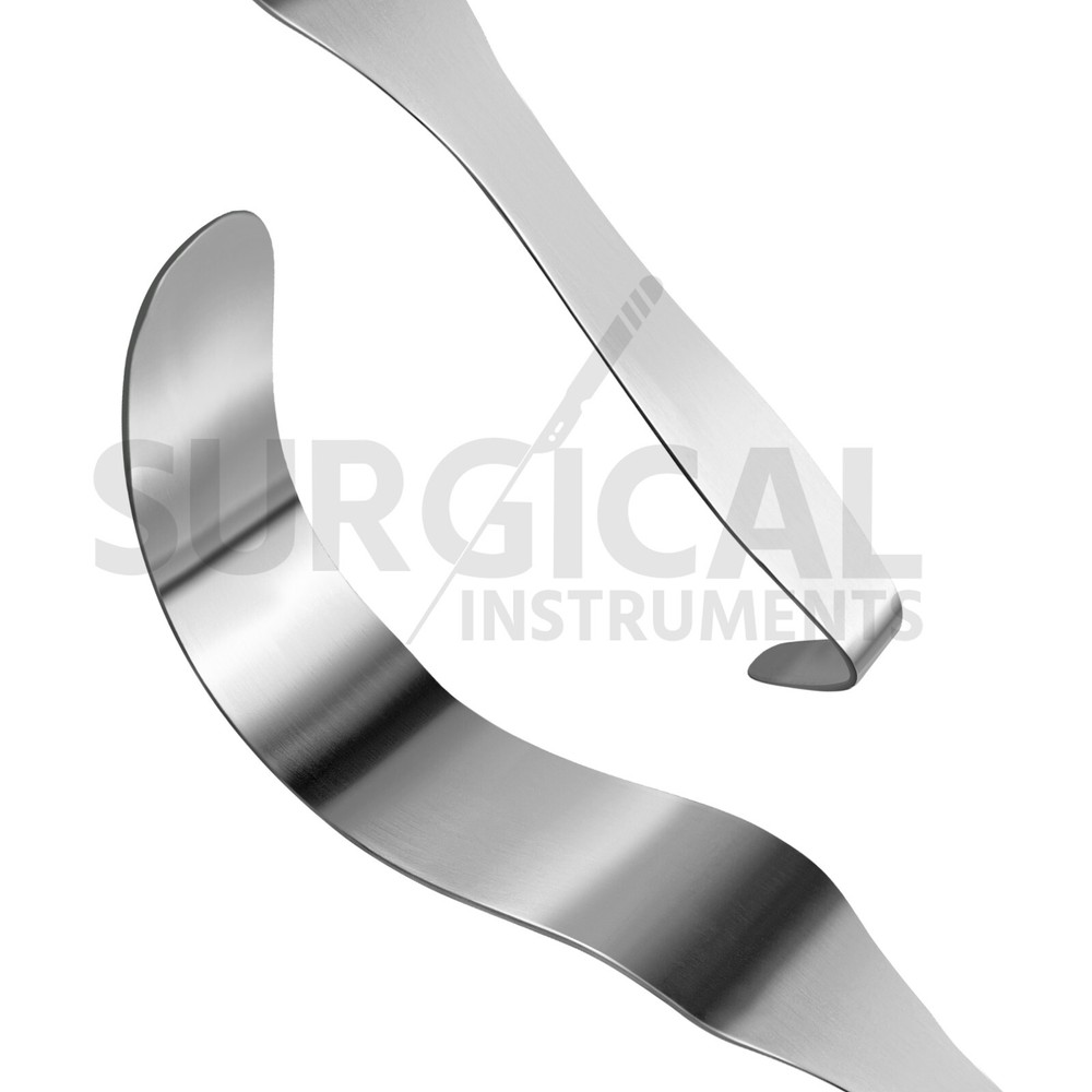DEAVER Retractor SOLID HANDLE Surgical Instrument 1 x 12 Stainless German Grade