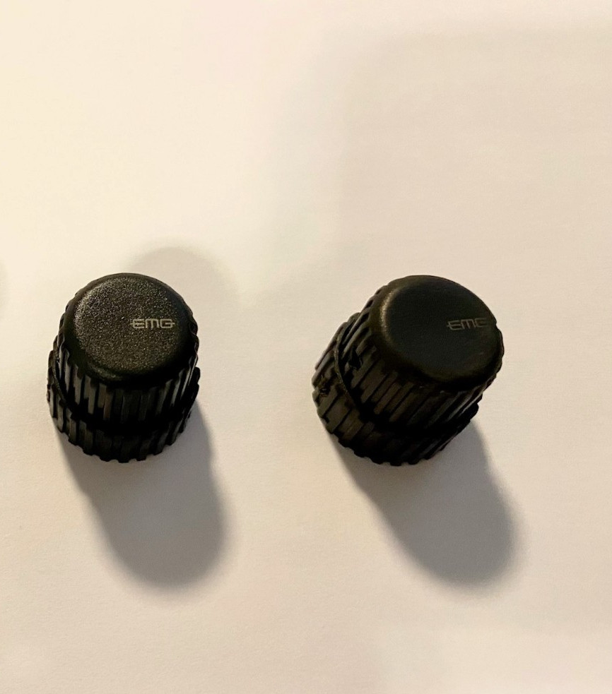 EMG Stacked Concentric Knob Set - Black