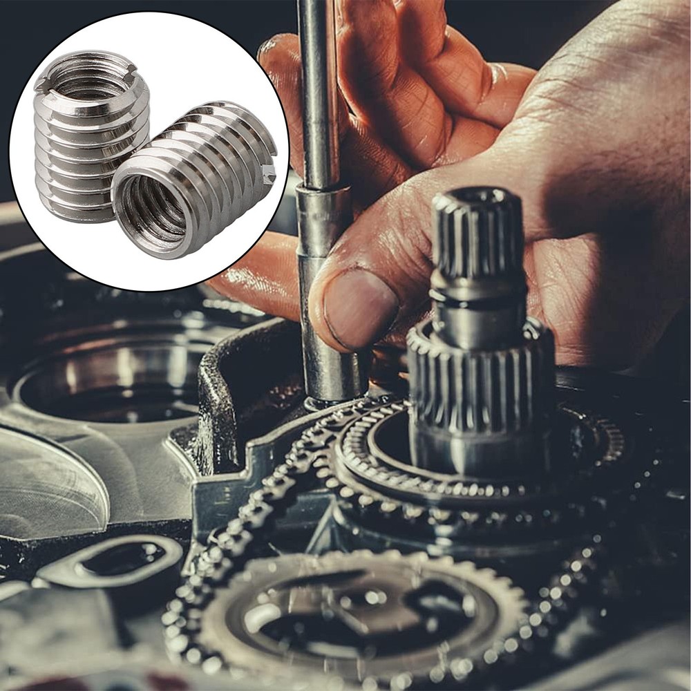 Lightweight Thread Reducer Hardware Outer M8*1.25 Stainless Steel 30pcs
