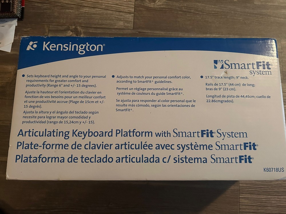 Kensington Articulating Keyboard Platform with SmartFit System K60718US