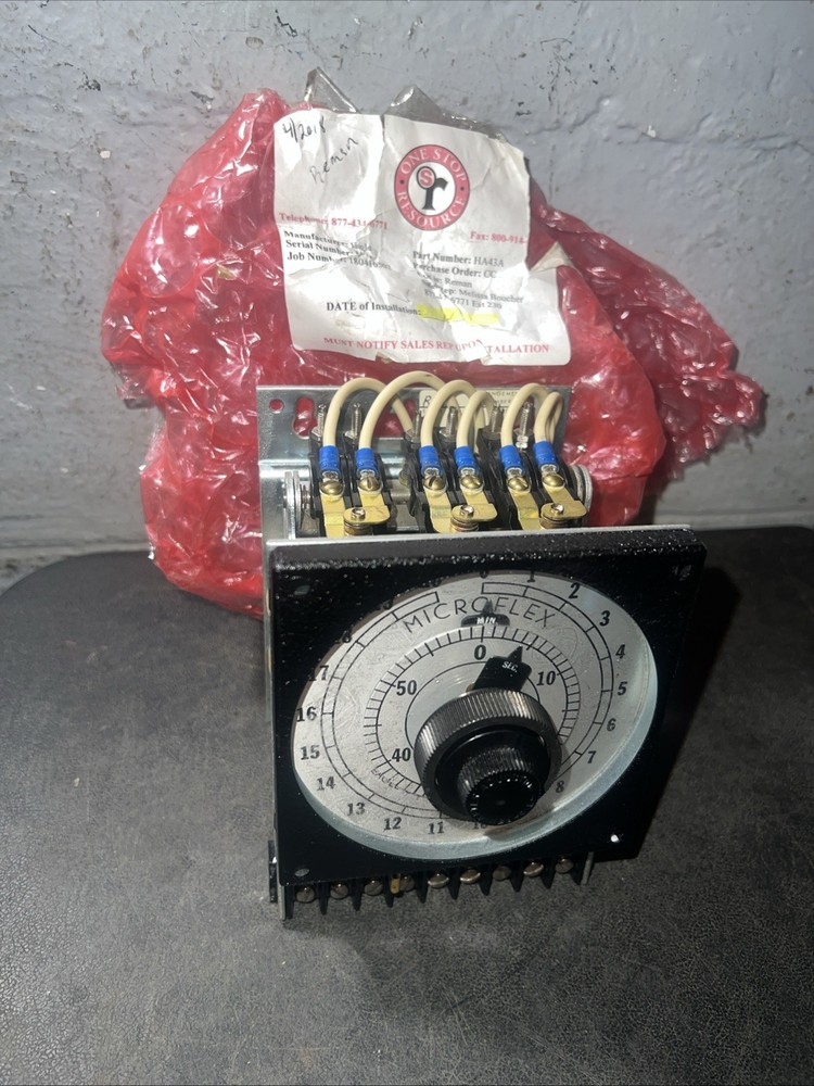Eagle Signal HA43A6 Microflex Timer 0-20min 120v-ac Model 2J64