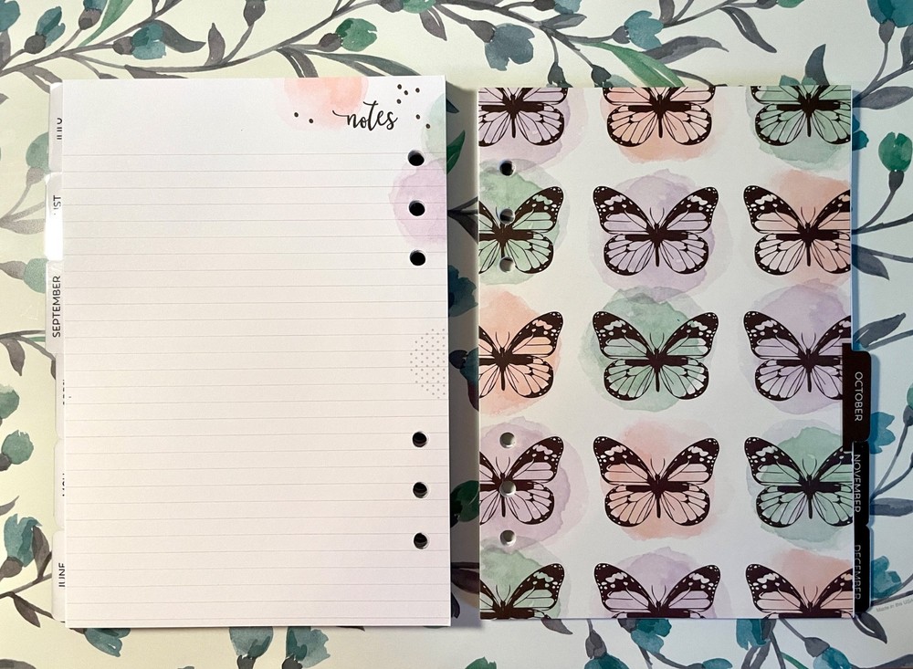 Carpe Diem Undated A5 Planner Inserts - Choose Joy